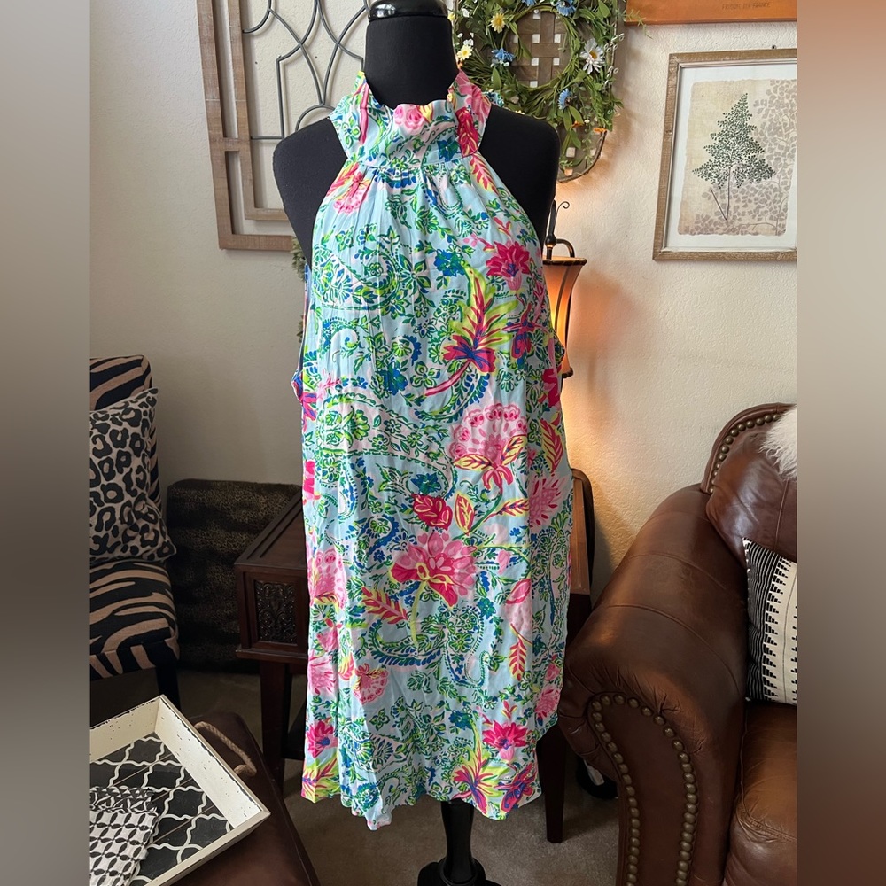 Sleeveless Floral Dress